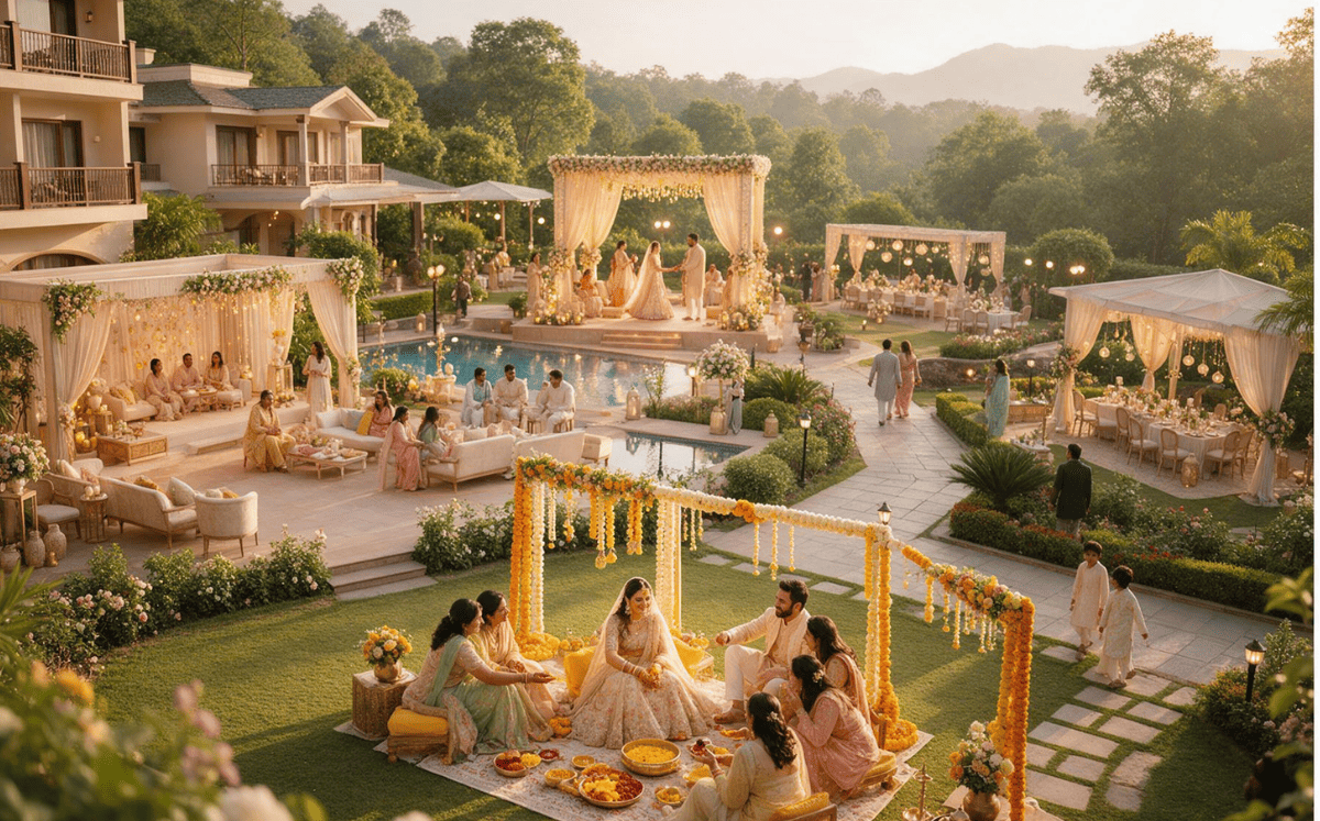 Plan Your Wedding Functions Around the Resort